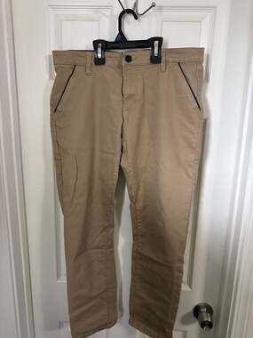 Fried Denim Men's Slim-Fit Khaki Chino Pants Size 34x30
